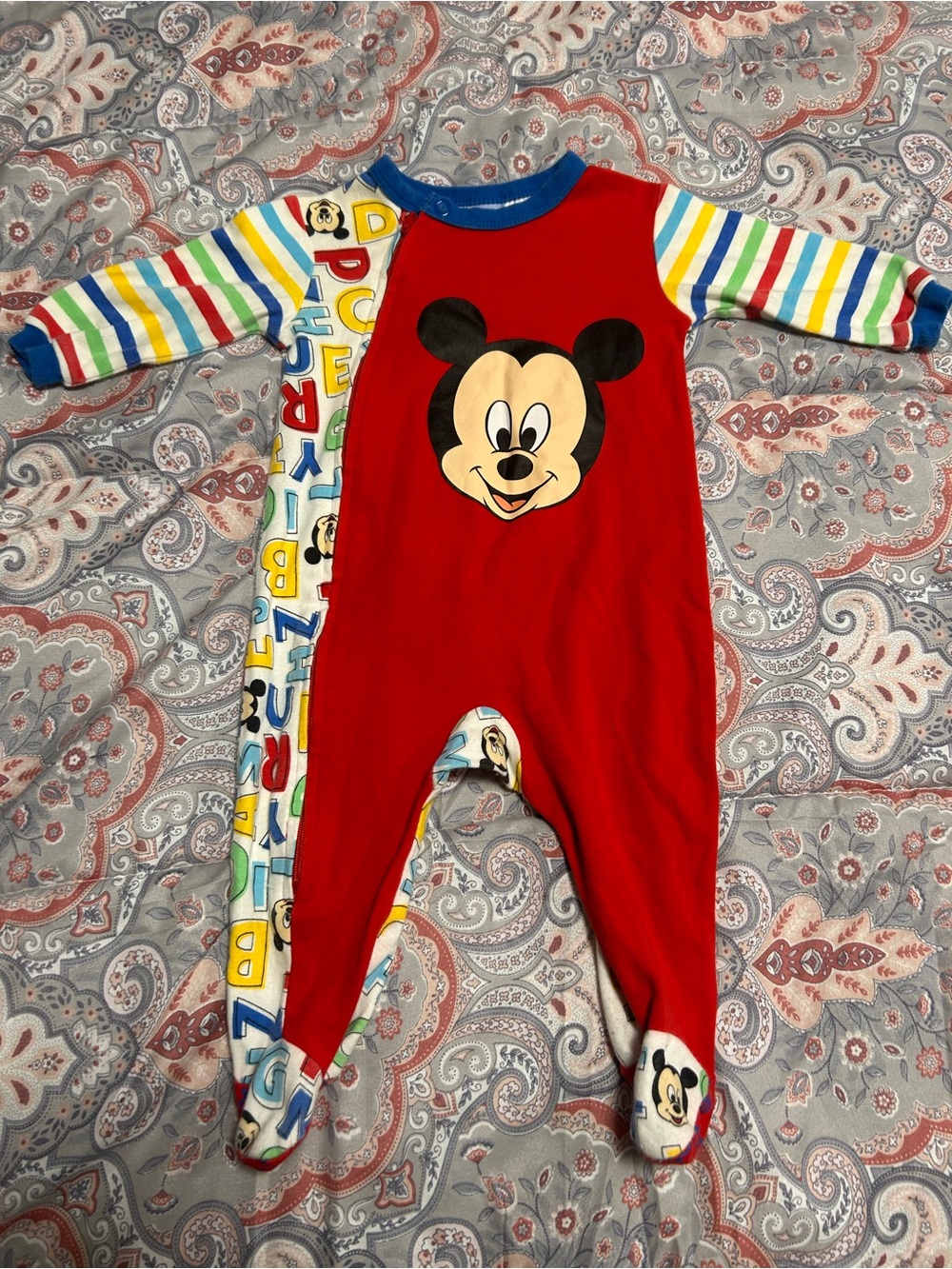 Mickey mouse onesie